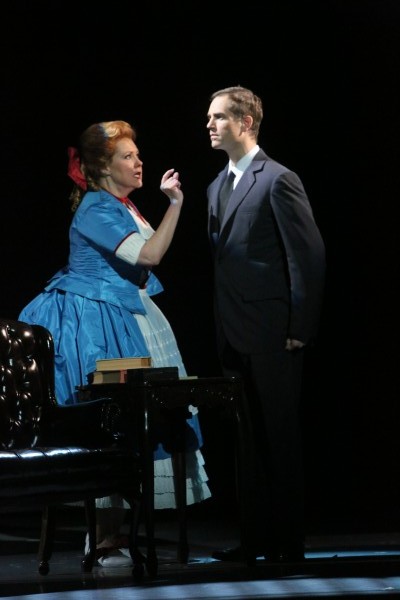 Brenda Harris and Matthew Worth in Kevin Puts' "The Manchurian Candidate" at Minnesota Opera.. Photo: Michal Daniel