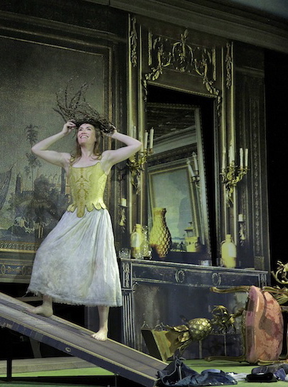 Heidi Stober as Sandrina in Mozart's "La Finta Giardiniera" at Santa Fe Opera. Photo: Ken Howard